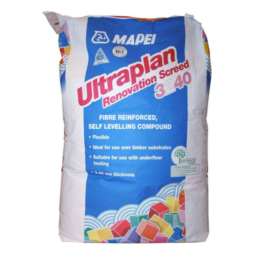 Mapei Ultraplan Renovation Screed Self Levelling Compound, Fibre Reinforced - Mapei Ultraplan Renovation Screed Self Levelling Compound, Fibre Reinforced