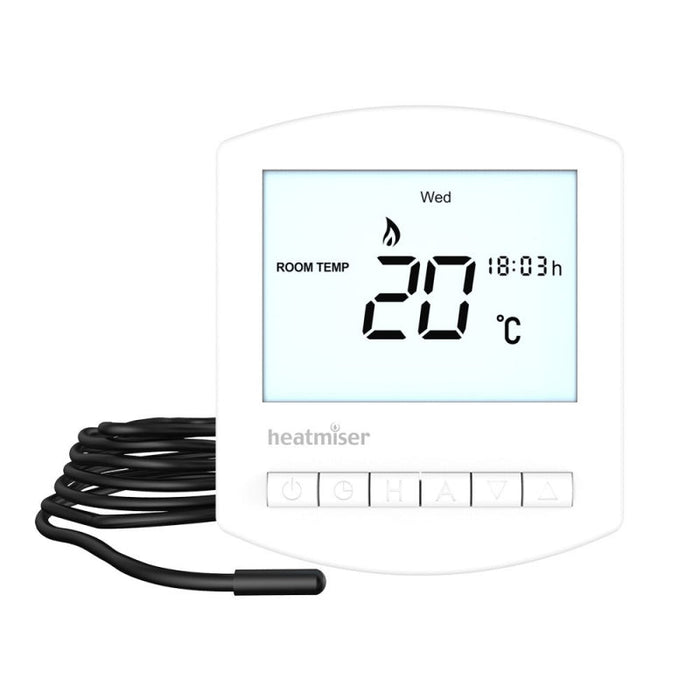 Heatmiser Slimline-E Electric Underfloor Heating Thermostat